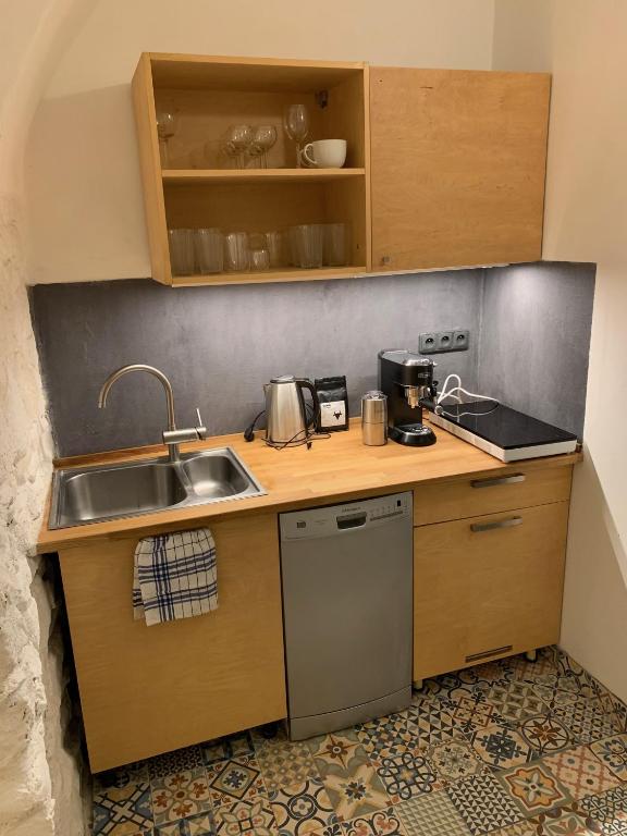 Cucina o angolo cottura di Apartmány Zámecká