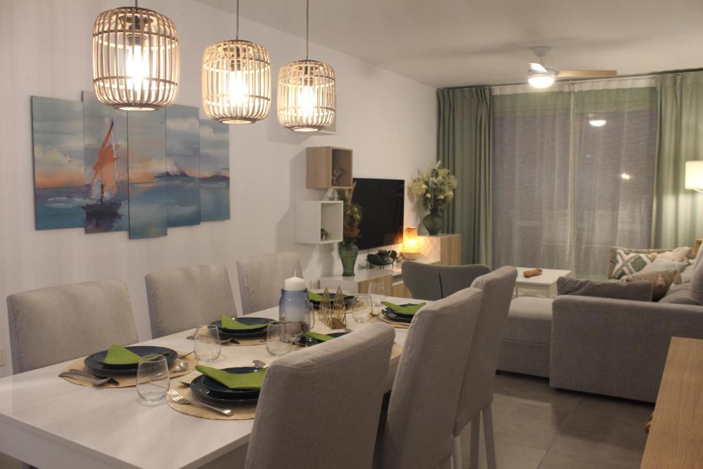 Posezení v ubytování Apartamento El Sueño Mojácar 1ª Línea de playa