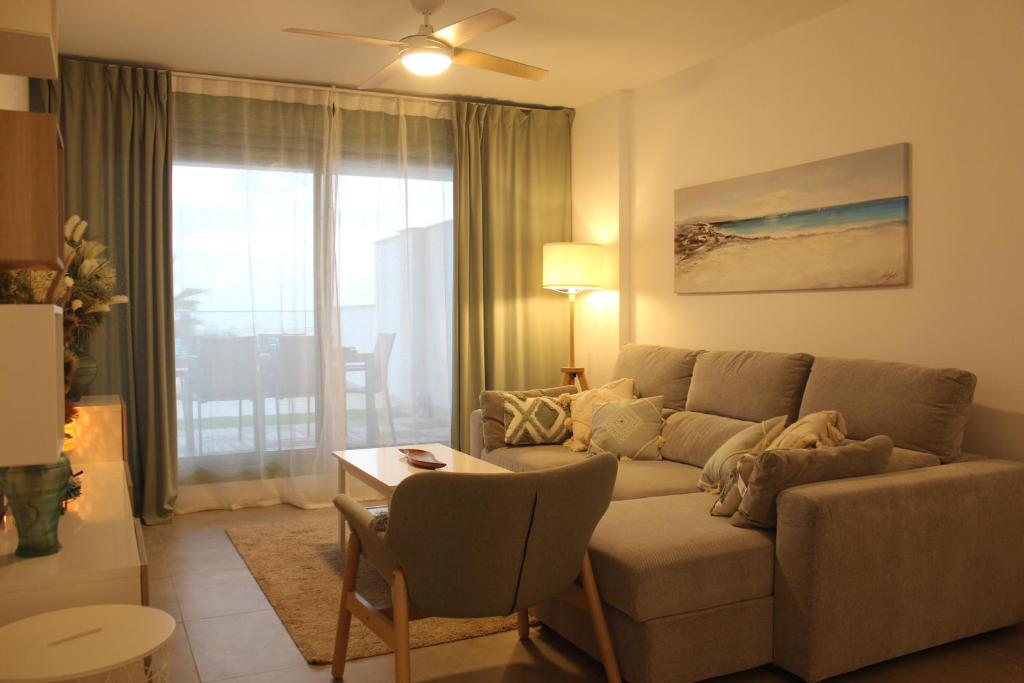 Posezení v ubytování Apartamento El Sueño Mojácar 1ª Línea de playa