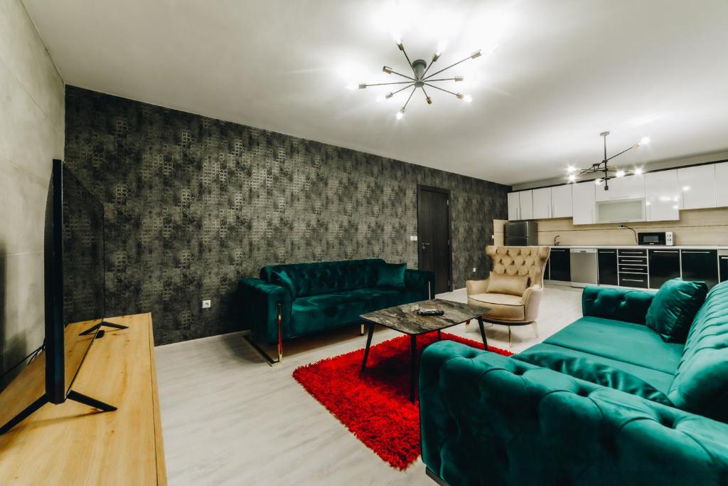 Posezení v ubytování Garni Hotel Radović
