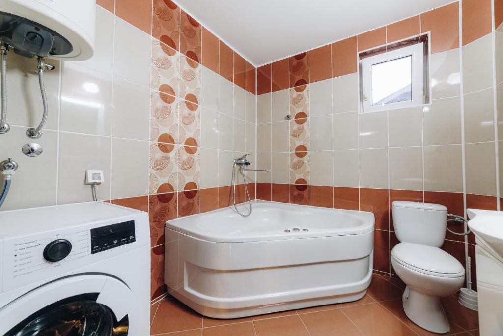 Koupelna v ubytování Garni Hotel Radović
