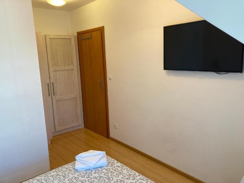 TV a/nebo společenská místnost v ubytování Glada