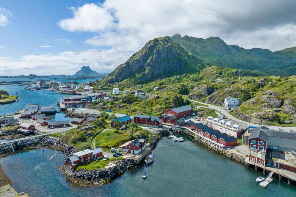 Naturlandskabet i nærheden af villaen