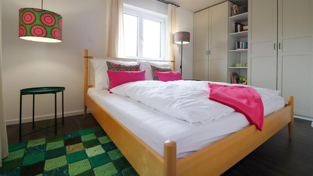 A bed or beds in a room at Urlaub am Kinispa