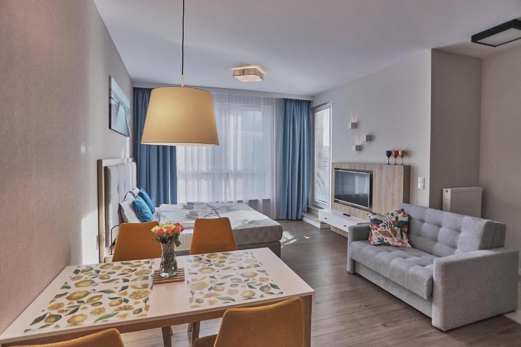 Posedenie v ubytovaní Apartment City Center I