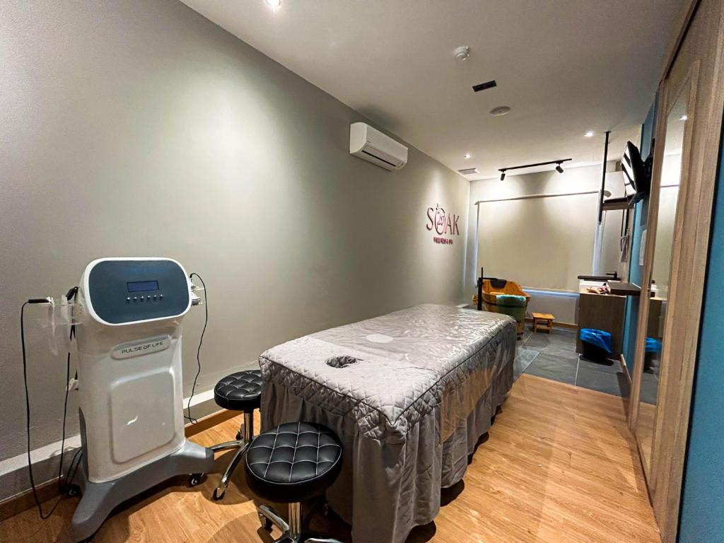 Lázně a/nebo wellness v ubytování Cel Hotel