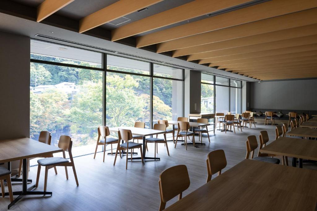 Restaurace v ubytování Minakami Onsen Aratashi Minakami