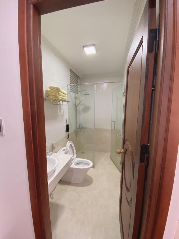 Koupelna v ubytování Thanh Anh Hotel Da Lat