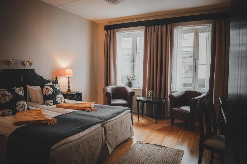 Posezení v ubytování Mojo Hotell