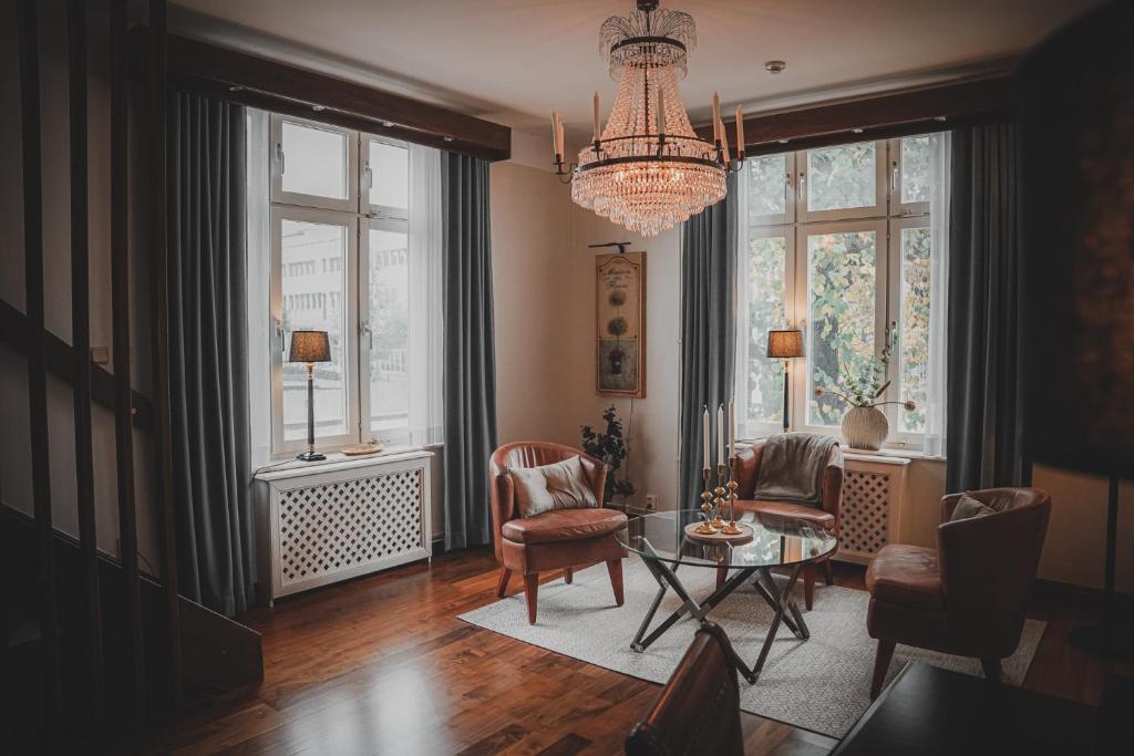 Posezení v ubytování Mojo Hotell