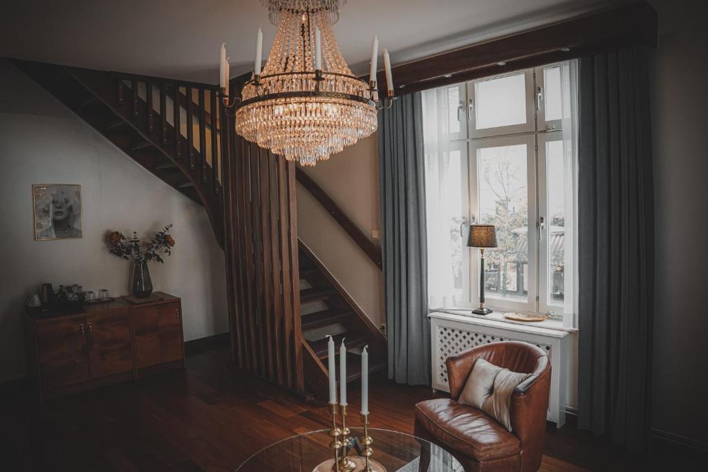 Posezení v ubytování Mojo Hotell