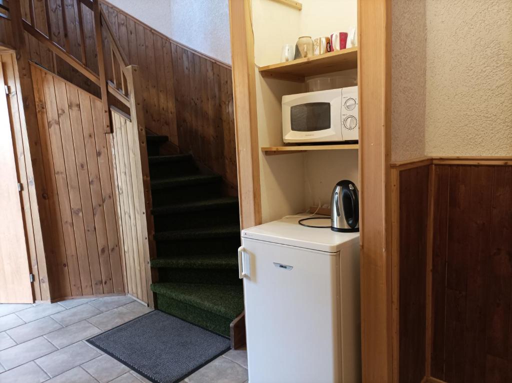 Kuchyň nebo kuchyňský kout v ubytování Pension DORO