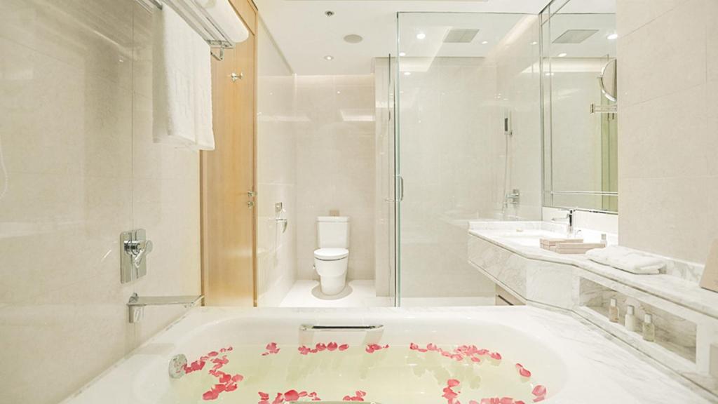 Koupelna v ubytování Yun Hotel Wuhan
