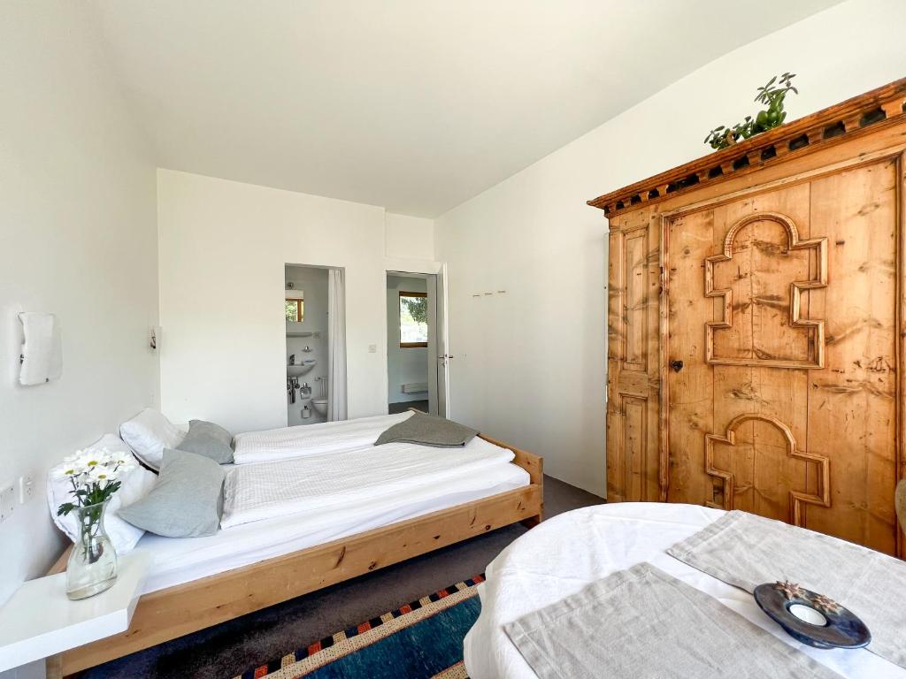 Postel nebo postele na pokoji v ubytování Casa Las Caglias