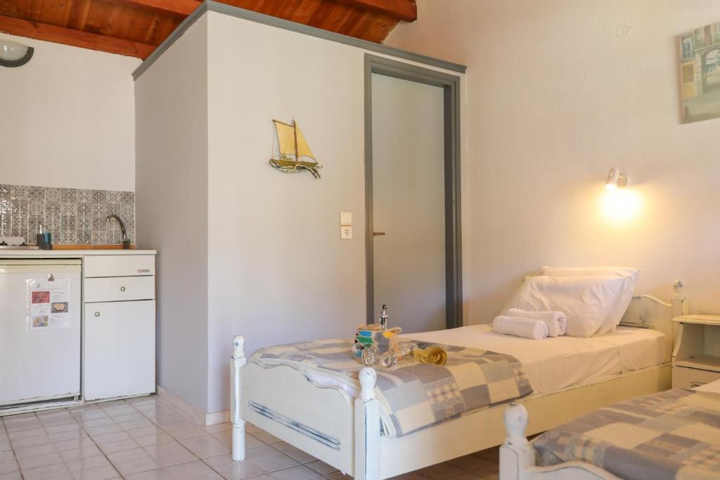 Postel nebo postele na pokoji v ubytování Villa Amy