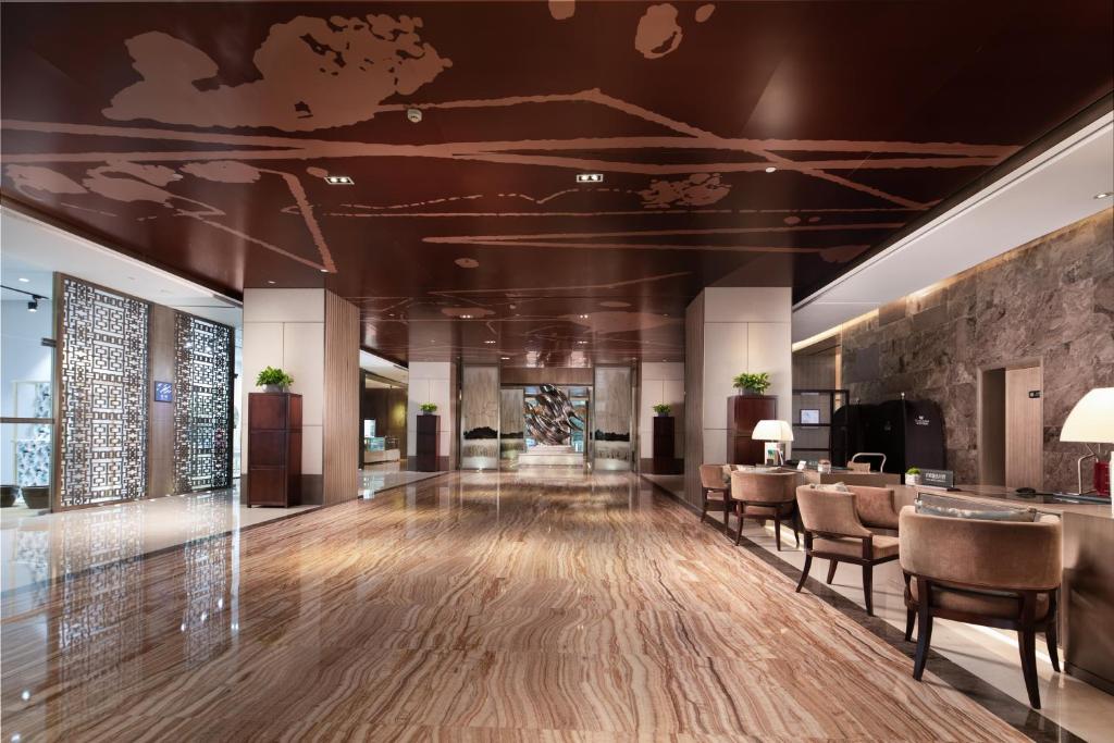 Posezení v ubytování Yun Hotel Wuhan