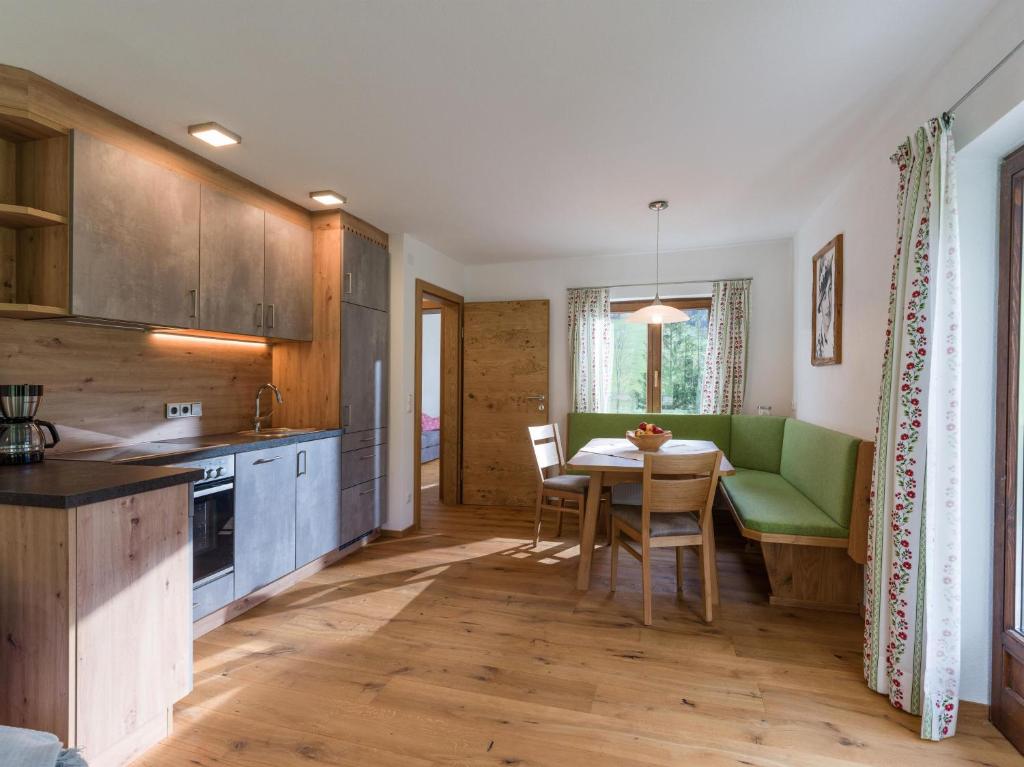 Kuchyň nebo kuchyňský kout v ubytování Ferienhaus Widmann