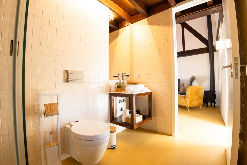 Koupelna v ubytování Quinta da Corredoura, Hotel Rural