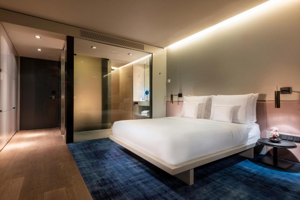 Postel nebo postele na pokoji v ubytování SANA Berlin Hotel