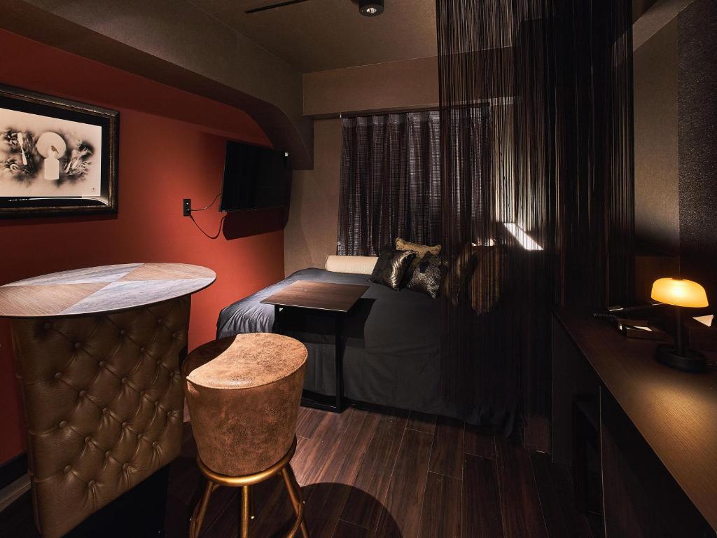 Posezení v ubytování Roppongi Hotel S