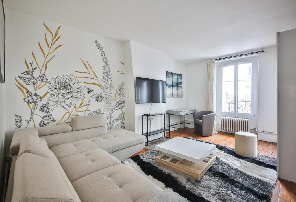 Posezení v ubytování 22#Appartement 6Pers#Sèvres-Lecourbe#Necker