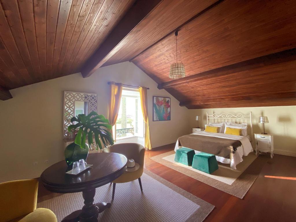 Posezení v ubytování Villa Várzea - Charming Suite