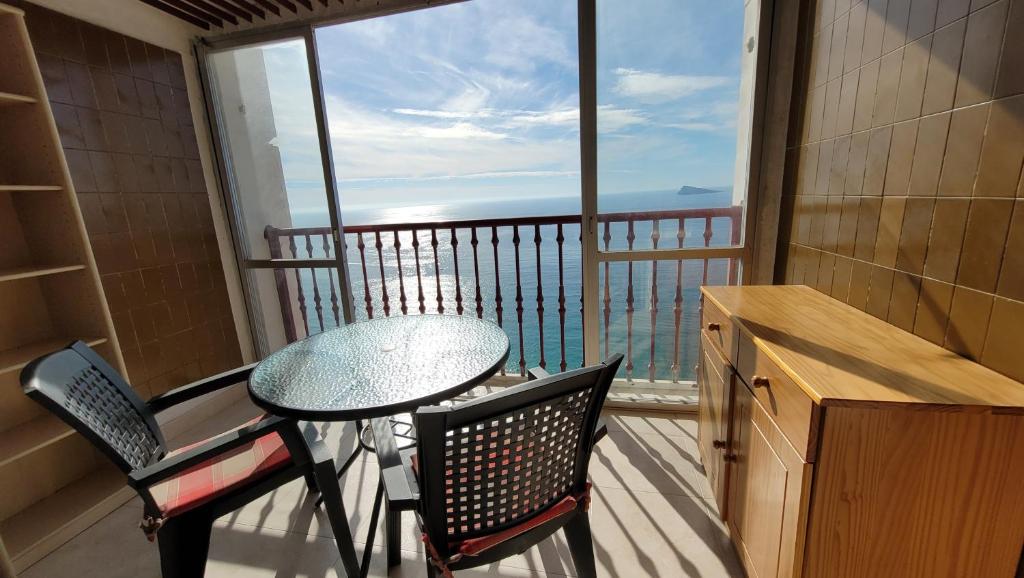 Balkón nebo terasa v ubytování Las Damas estudio-Fincas Benidorm