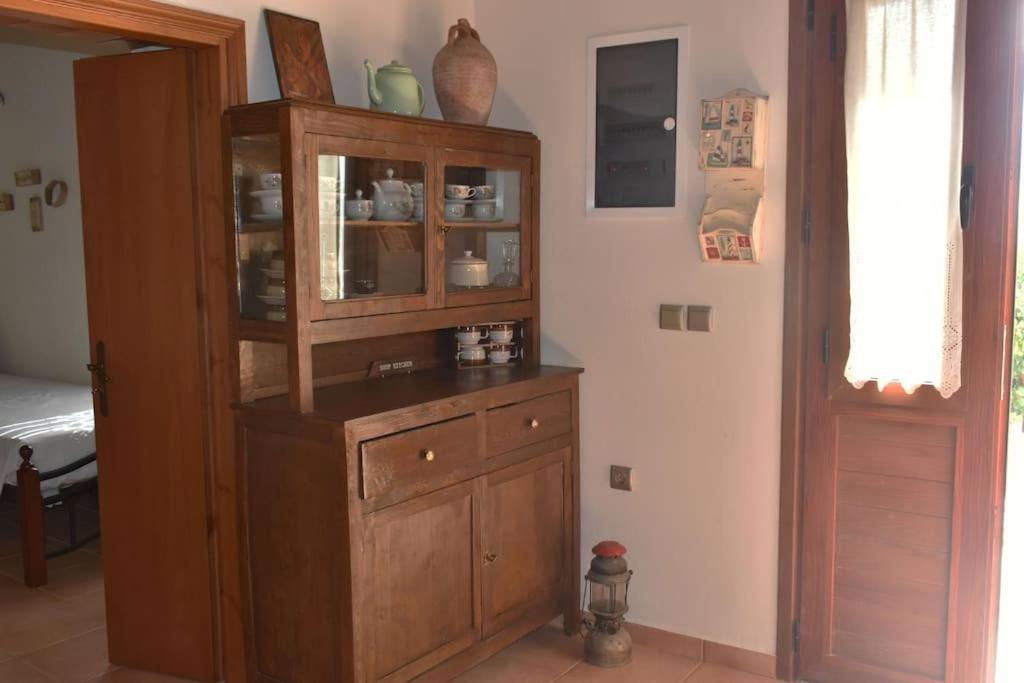 Kuchyň nebo kuchyňský kout v ubytování Lithos House