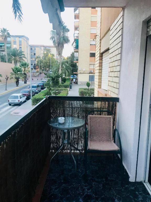 Balkón nebo terasa v ubytování Piso Alicante