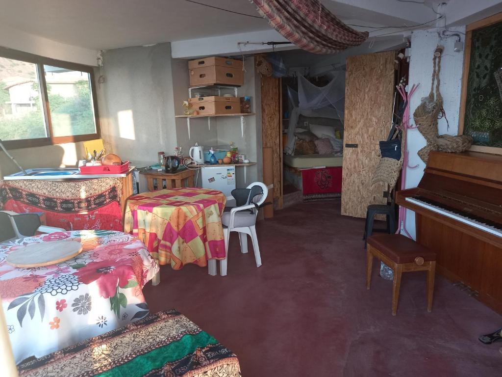 Posezení v ubytování Casa Fabrice