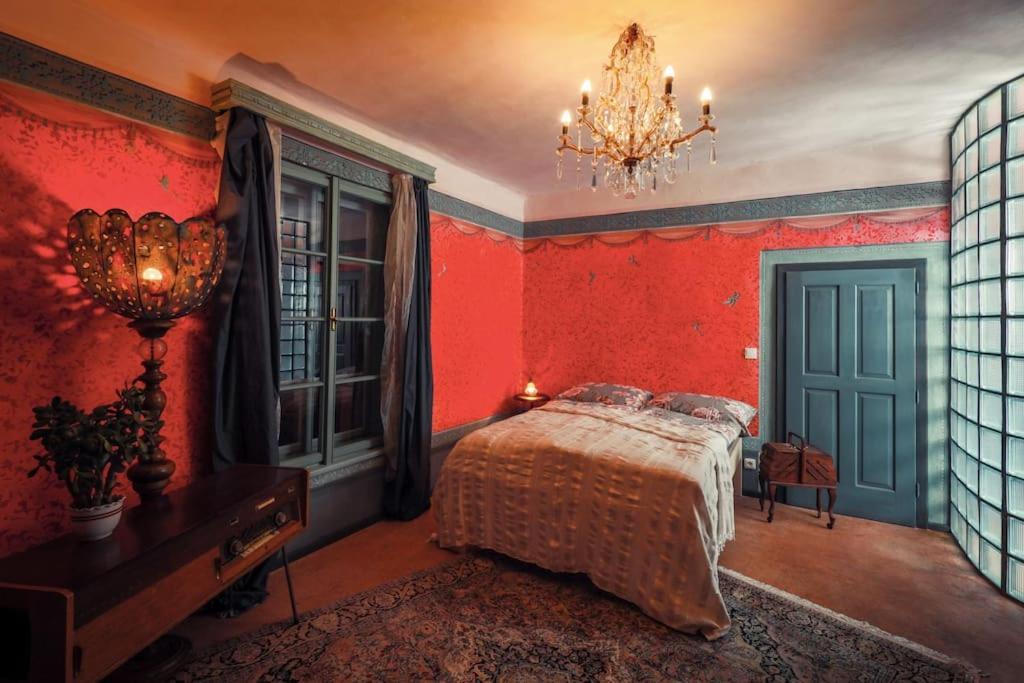Postel nebo postele na pokoji v ubytování Apartmány Za branou