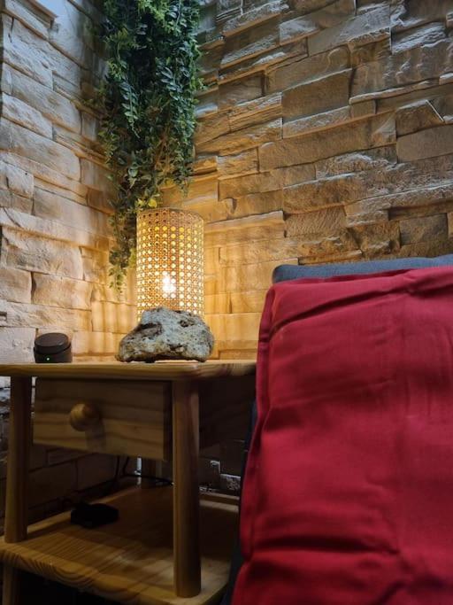 Posezení v ubytování Studio 4 couchages dans un chalet tout confort