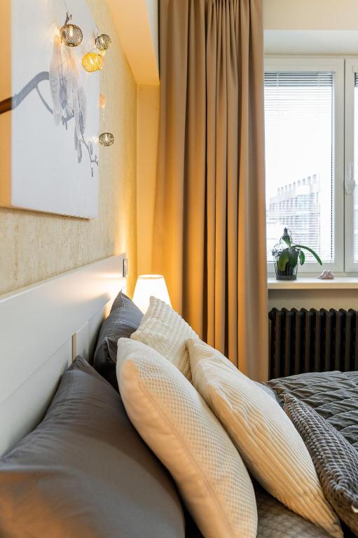 Posteľ alebo postele v izbe v ubytovaní Old Town Vintage Apartment Sturova