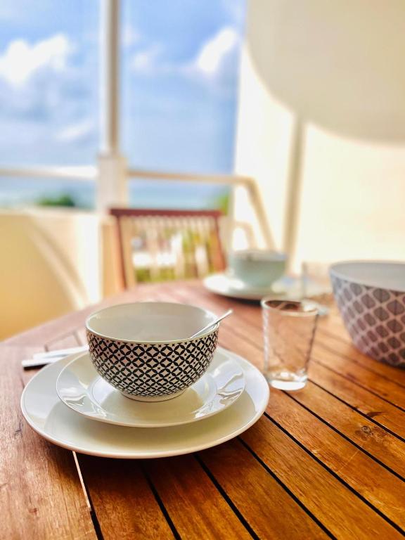 Balkón nebo terasa v ubytování Appartements vue mer - Résidence de la baie - Tartane