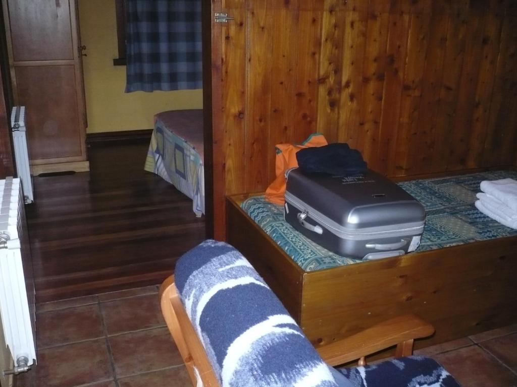 Postel nebo postele na pokoji v ubytování Kerizara Baserria