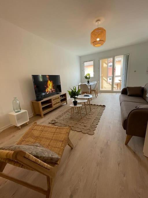 Posedenie v ubytovaní Bourg en Bresse: Superbe appartement de 100 m2