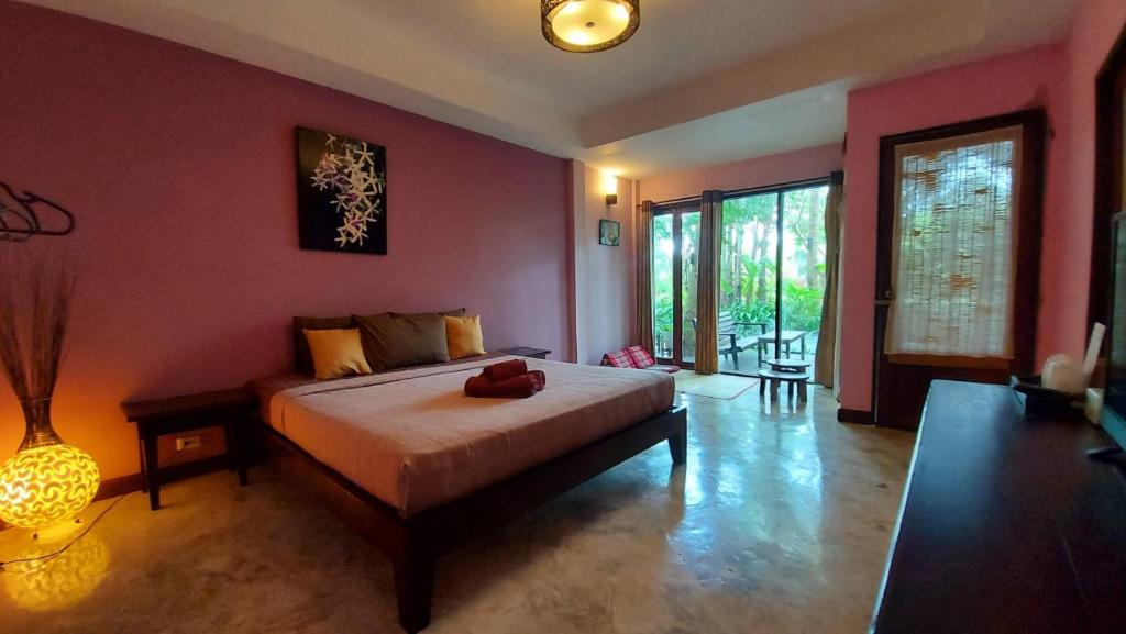 River CoCo @ Amphawa - Habitación Doble Con Vistas A La Piscina