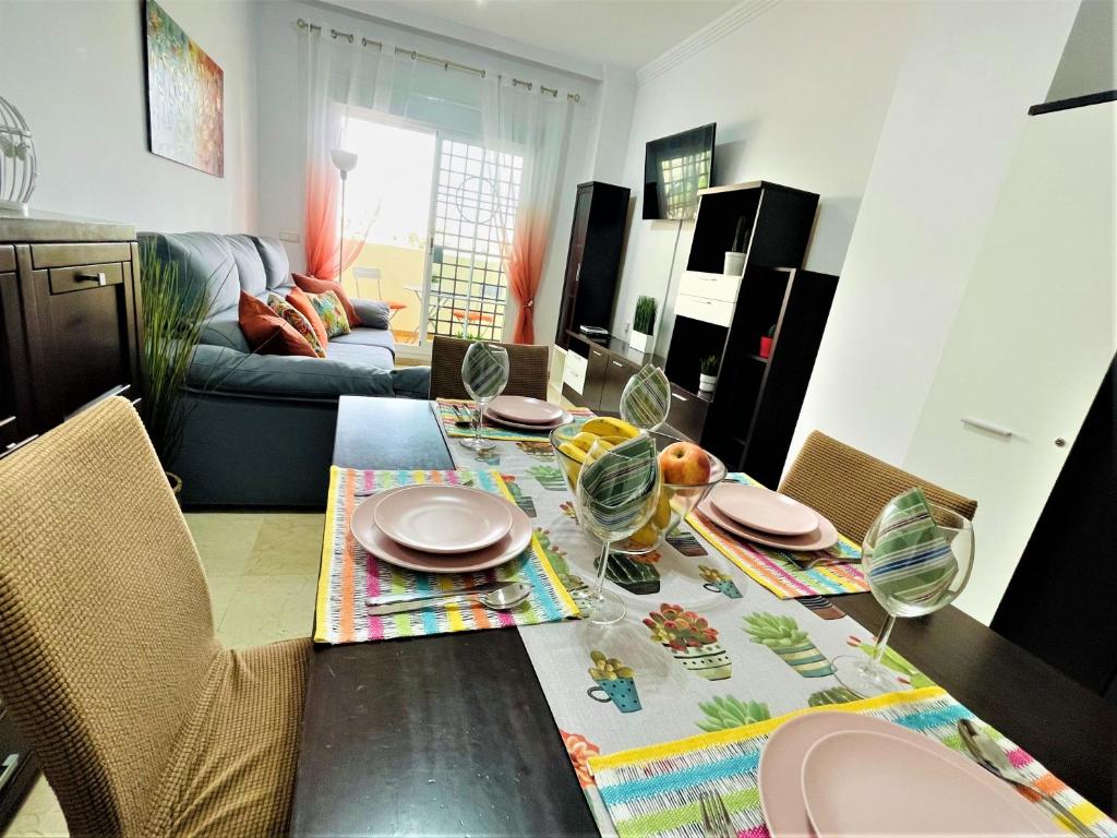 Posezení v ubytování ARENAL GOLF HOME