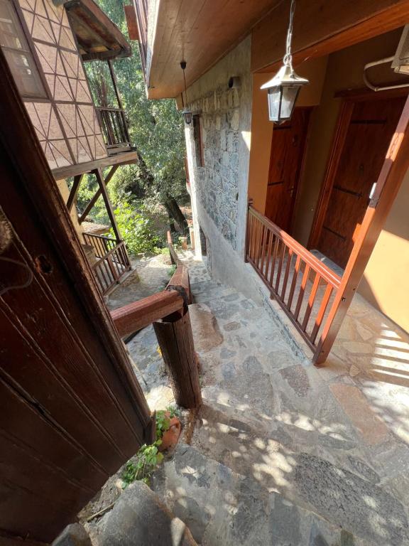 Balkón nebo terasa v ubytování GaliniCafe22-suites