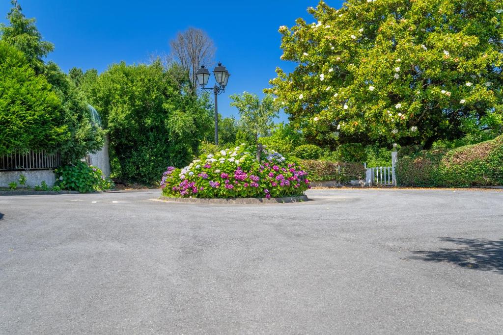Vonkajšia záhrada v ubytovaní La casa de los illos, casa completa con piscina en Sanxenxo