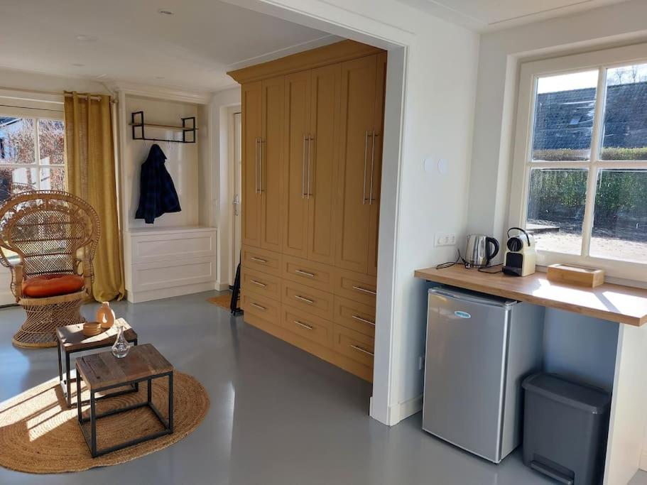 Kuchyň nebo kuchyňský kout v ubytování Tiny house Wakker