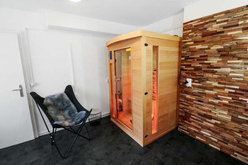 Fotografie z fotogalerie ubytování Appartement confortable avec un sauna v destinaci Leukerbad