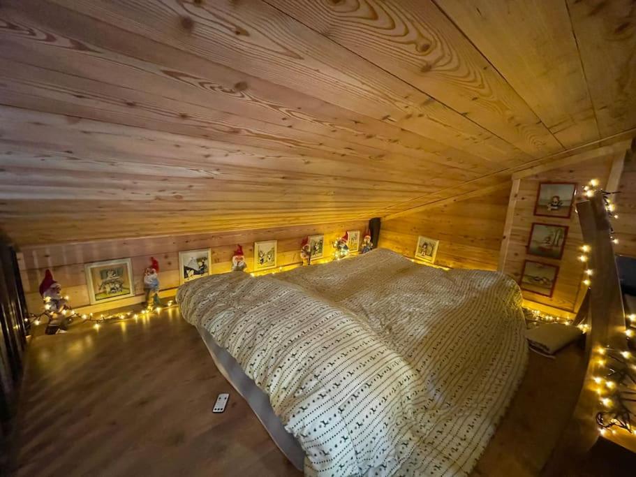 Postel nebo postele na pokoji v ubytování Masetto Savelle - Vivere come in una fiaba