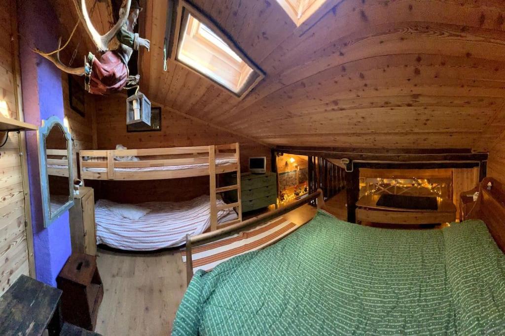 Postel nebo postele na pokoji v ubytování Masetto Savelle - Vivere come in una fiaba