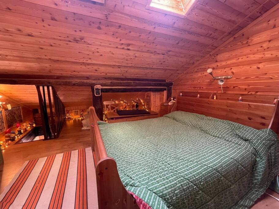Postel nebo postele na pokoji v ubytování Masetto Savelle - Vivere come in una fiaba