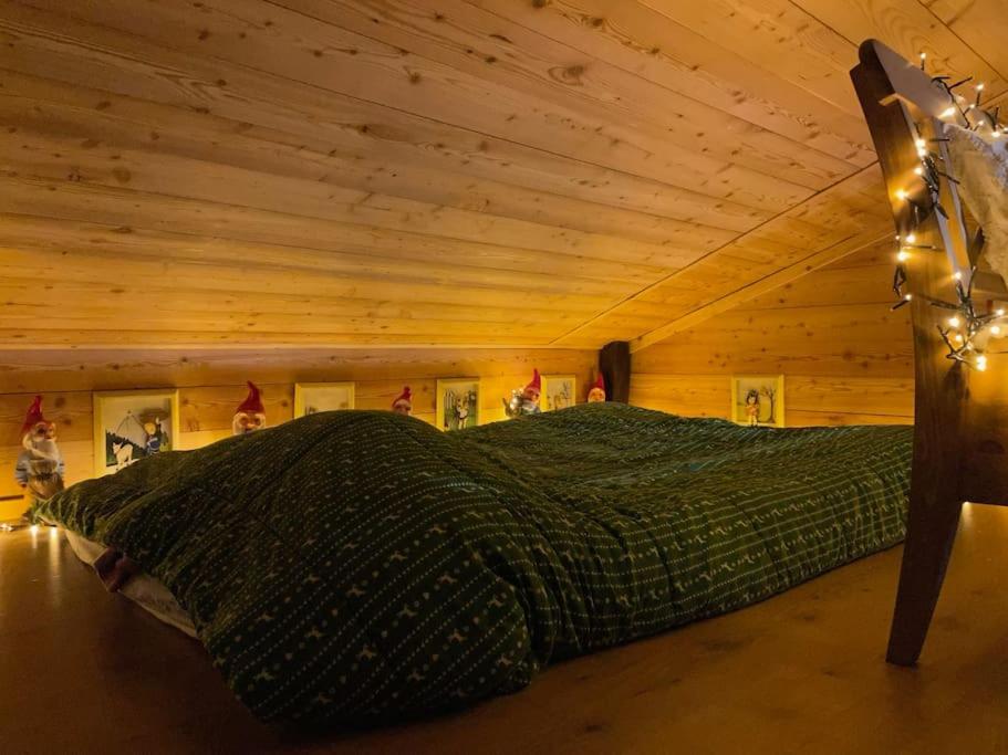 Postel nebo postele na pokoji v ubytování Masetto Savelle - Vivere come in una fiaba