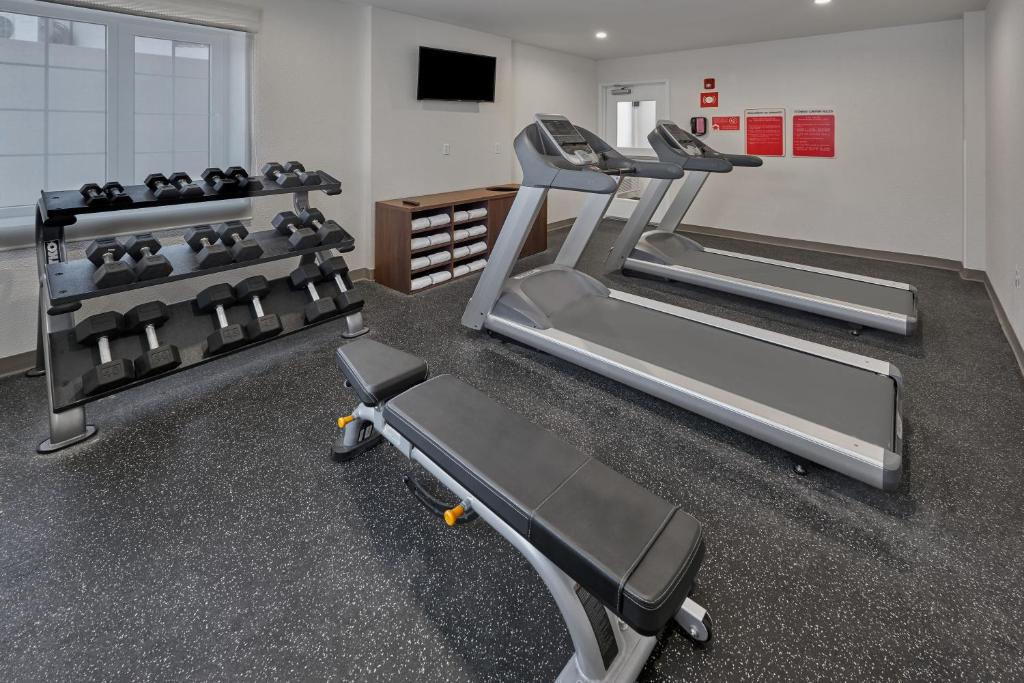 Fitness centrum a/nebo fitness zařízení v ubytování Extended Suites Cancun Cumbres