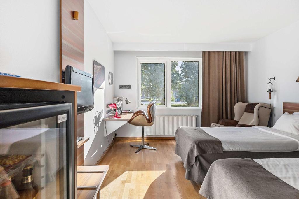 Postel nebo postele na pokoji v ubytování Best Western Hotel Norra Vattern