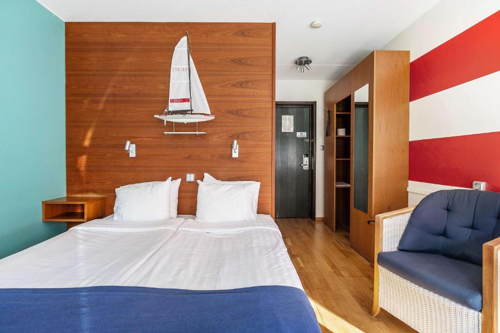 Postel nebo postele na pokoji v ubytování Best Western Hotel Norra Vattern