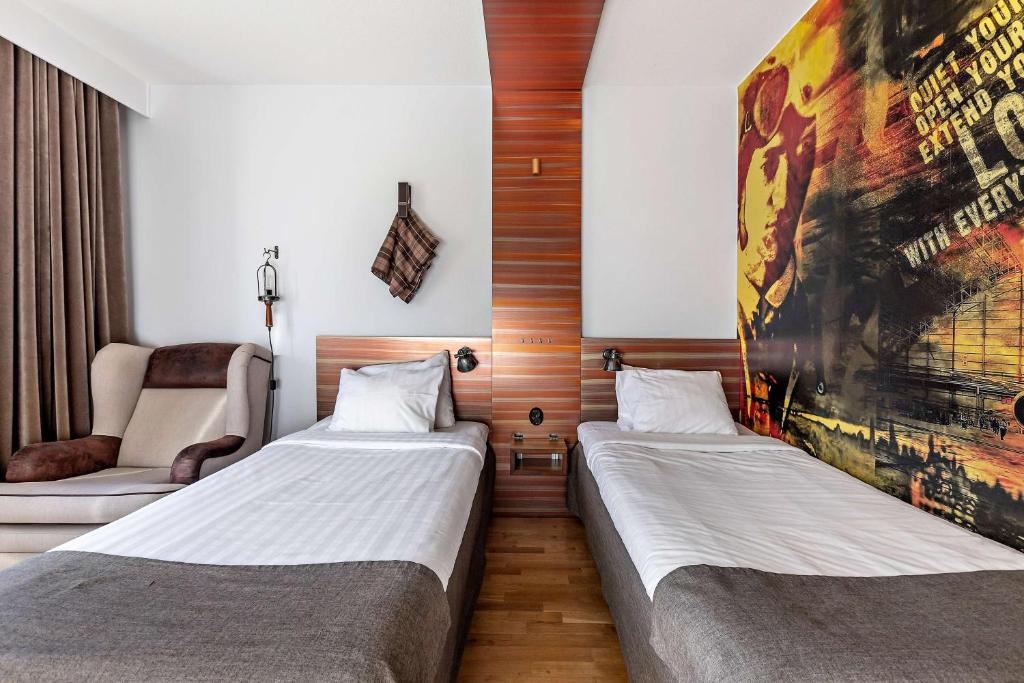 Postel nebo postele na pokoji v ubytování Best Western Hotel Norra Vattern